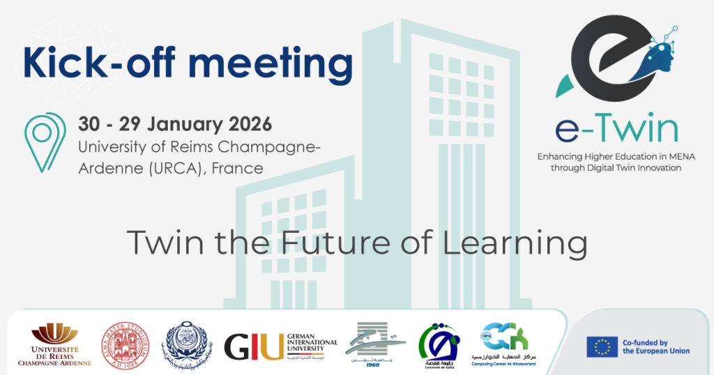 Kick-off meeting of the e-Twin Erasmus+ Project